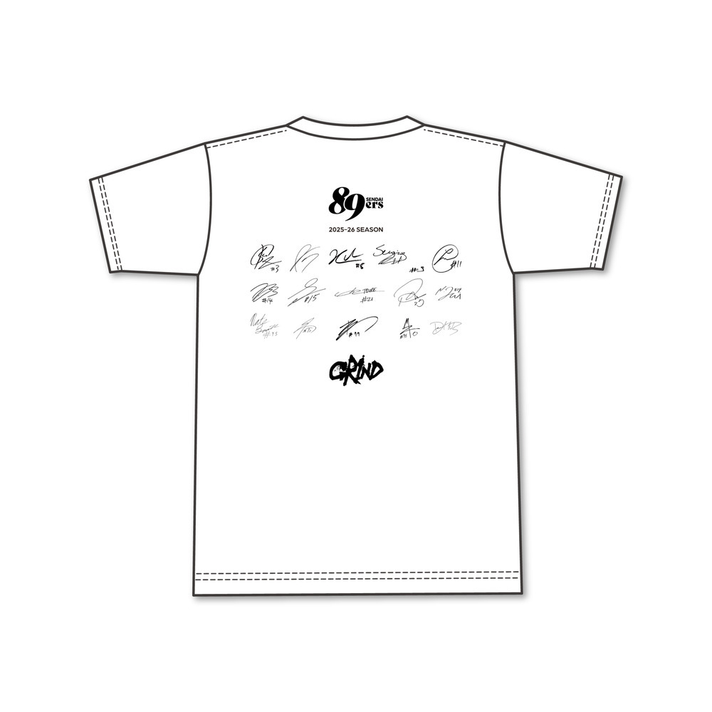 WE UNITE 89 メモリアルTシャツ 2025-26(ホワイト) 詳細画像 1カラー 3